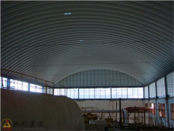 什么是無梁金屬拱形屋面？