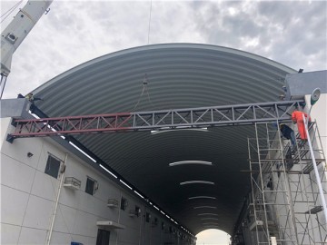 鋼結構拱形屋頂設計的五個注意點