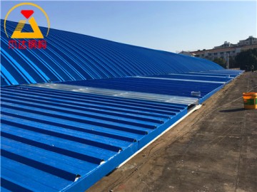 常州圩塘菜市場拱形屋頂拆換工程案例