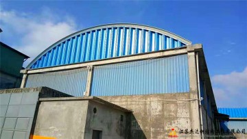 廣東汕頭水泥廠(chǎng)拱形屋頂改造工程